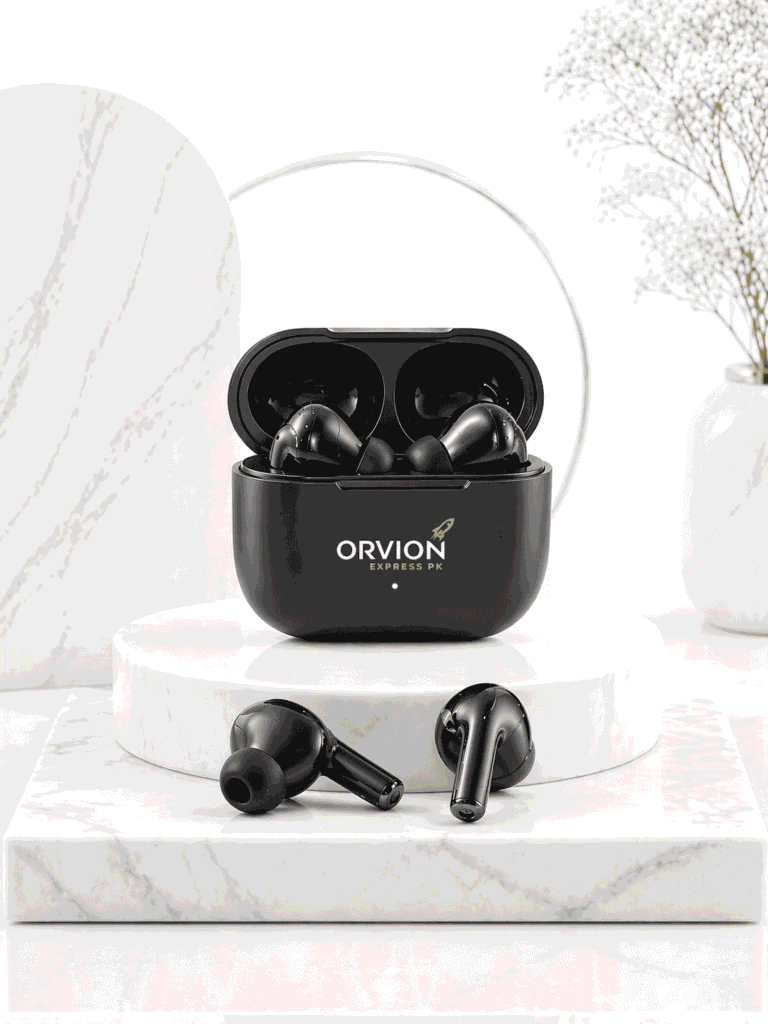 Orvion ANC/ENC Pro Earbuds – Deep Bass, Noise Cancellation & Smart Touch