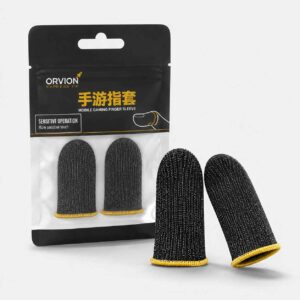 ORVION ThumbX Pro Gaming Finger Sleeves – Ultra Smooth | Anti-Sweat | All Touchscreens